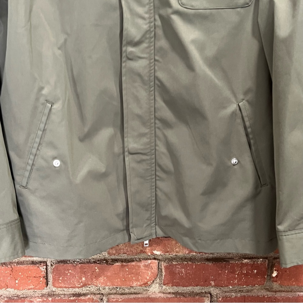 F.F LA Men's‎ Olive green woodstone jacket size large FLAWS NOTED IN LISTING - Picture 8 of 14